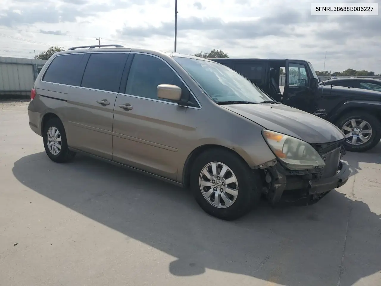 5FNRL38688B086227 2008 Honda Odyssey Exl
