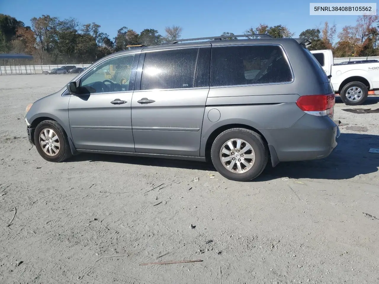 5FNRL38408B105562 2008 Honda Odyssey Ex