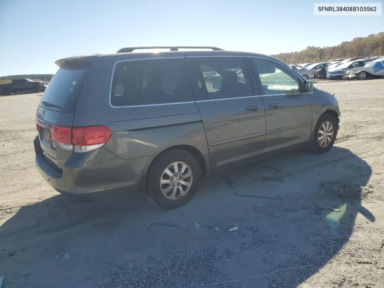 5FNRL38408B105562 2008 Honda Odyssey Ex