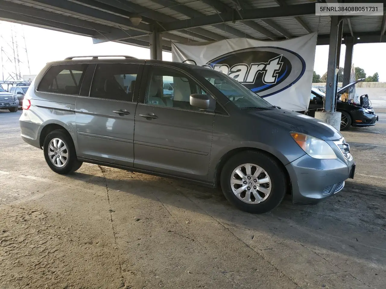5FNRL38408B051731 2008 Honda Odyssey Ex