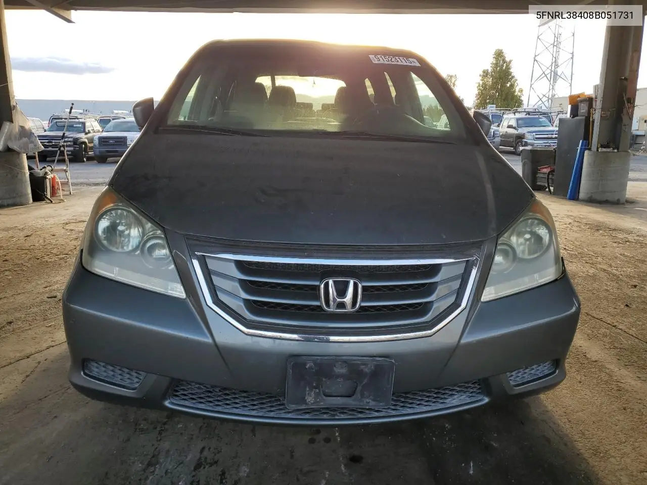 5FNRL38408B051731 2008 Honda Odyssey Ex