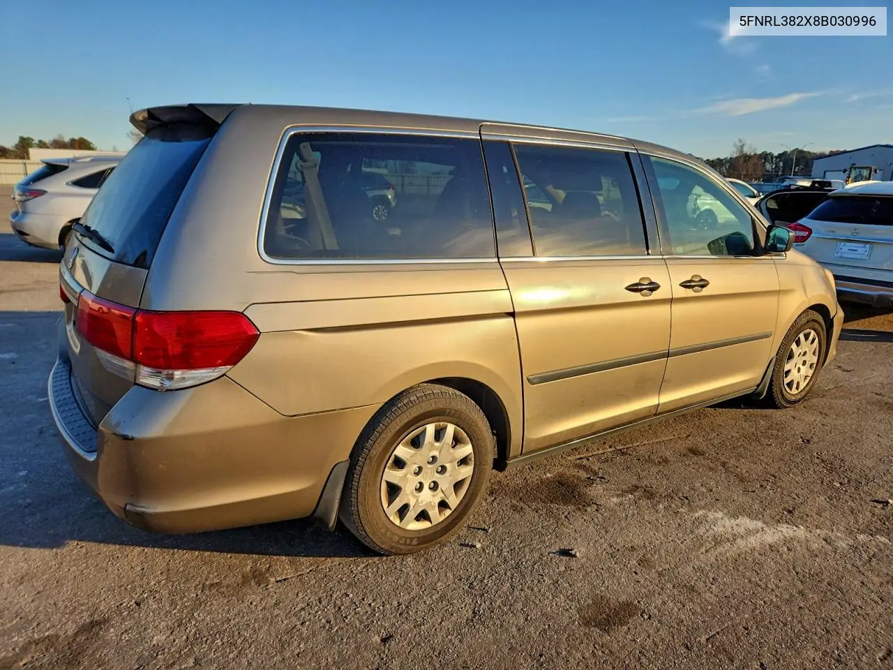 5FNRL382X8B030996 2008 Honda Odyssey Lx