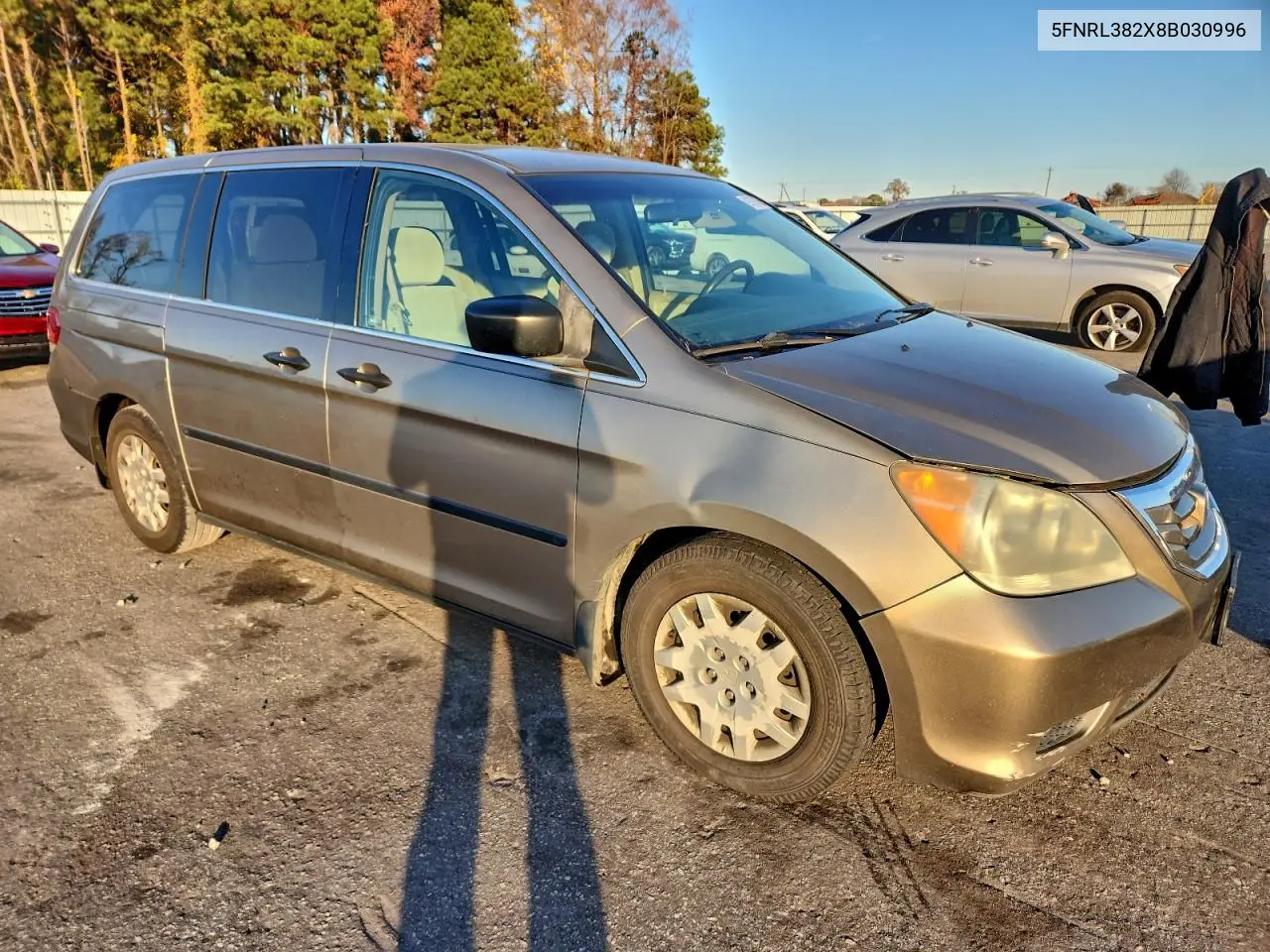 5FNRL382X8B030996 2008 Honda Odyssey Lx
