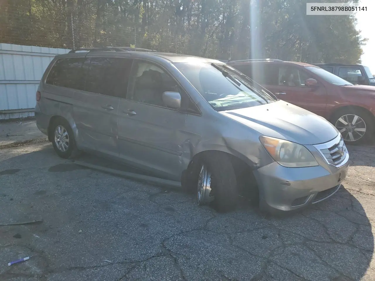 5FNRL38798B051141 2008 Honda Odyssey Exl