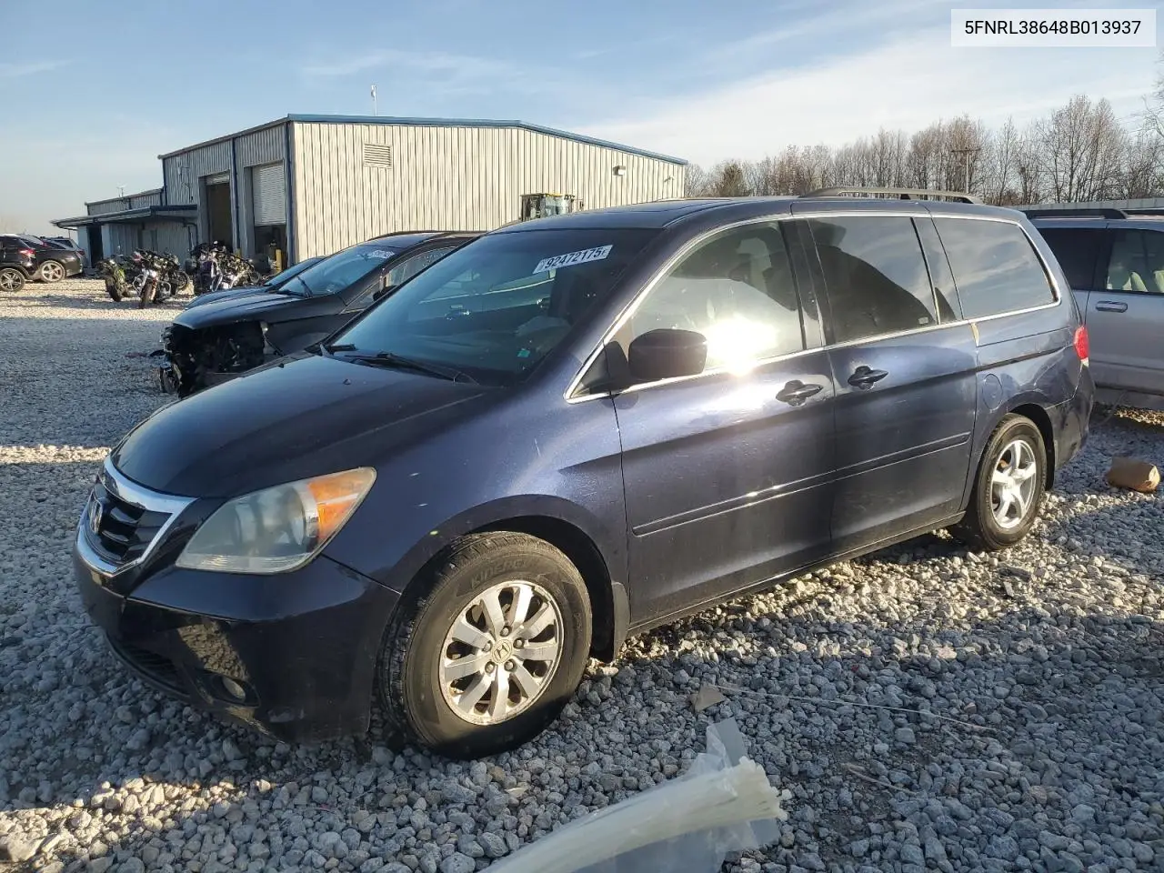 5FNRL38648B013937 2008 Honda Odyssey Exl