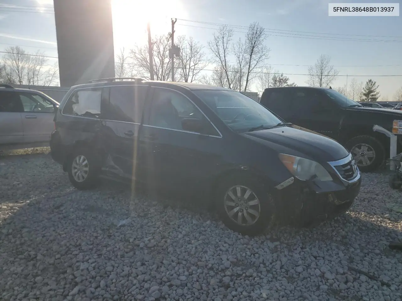 5FNRL38648B013937 2008 Honda Odyssey Exl
