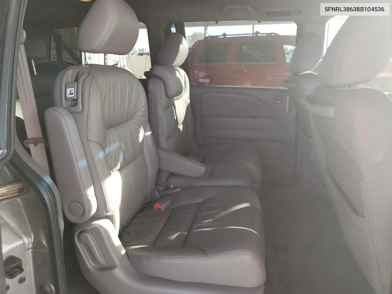 5FNRL38638B104536 2008 Honda Odyssey Exl