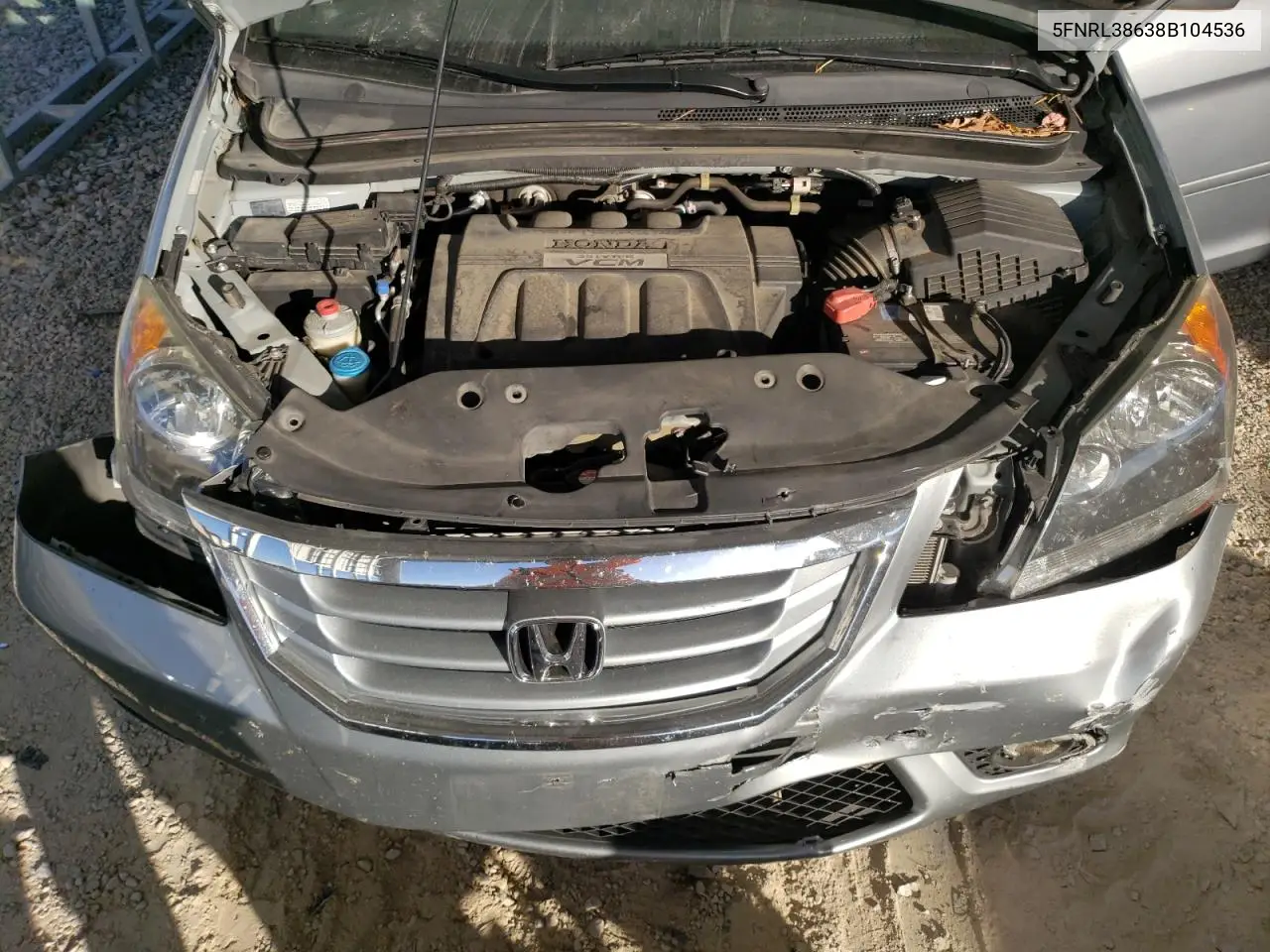 5FNRL38638B104536 2008 Honda Odyssey Exl