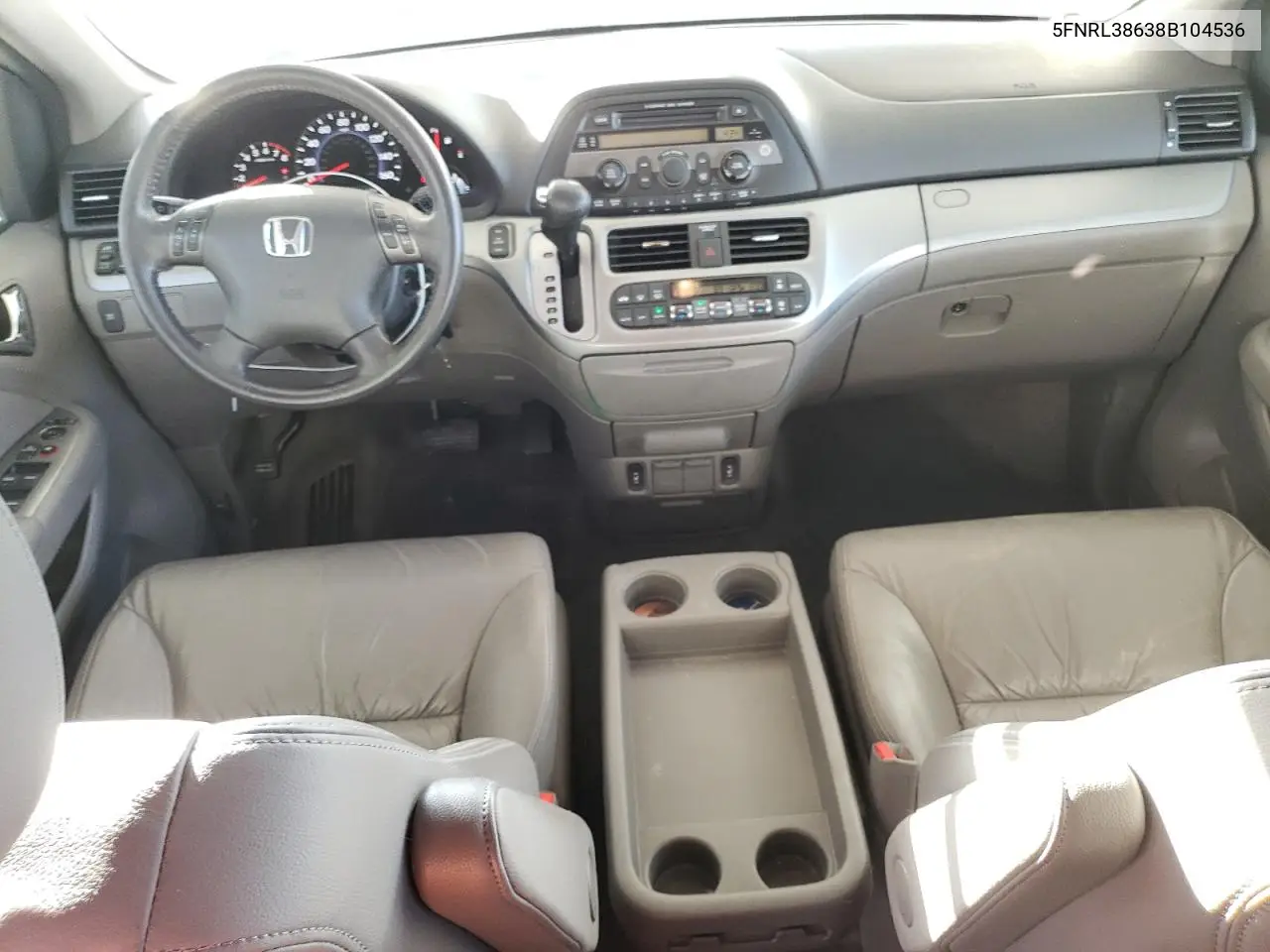 5FNRL38638B104536 2008 Honda Odyssey Exl