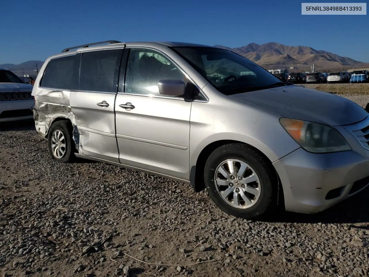5FNRL38498B413393 2008 Honda Odyssey Ex