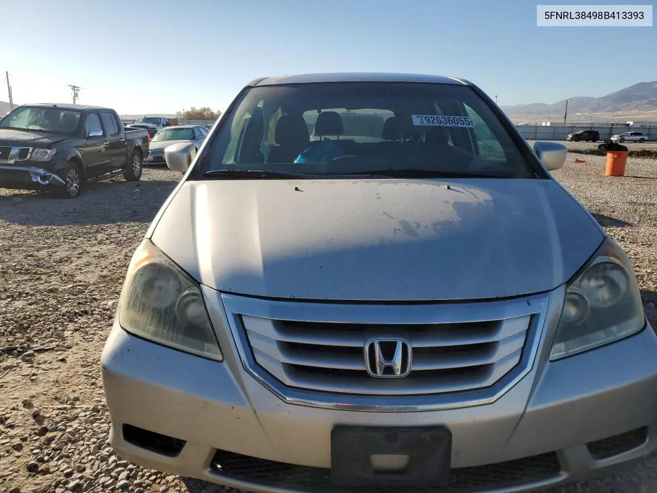 5FNRL38498B413393 2008 Honda Odyssey Ex