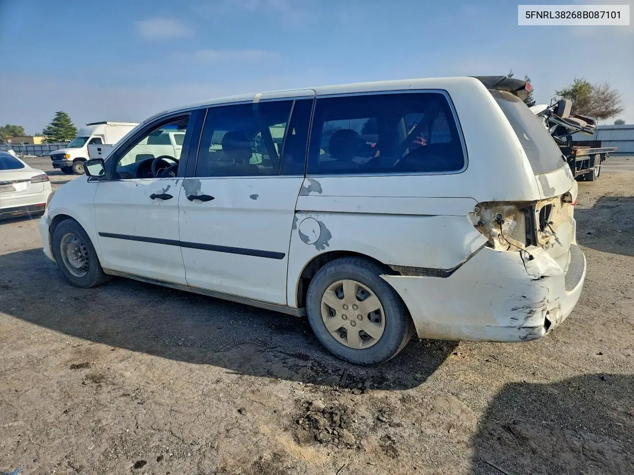 5FNRL38268B087101 2008 Honda Odyssey Lx