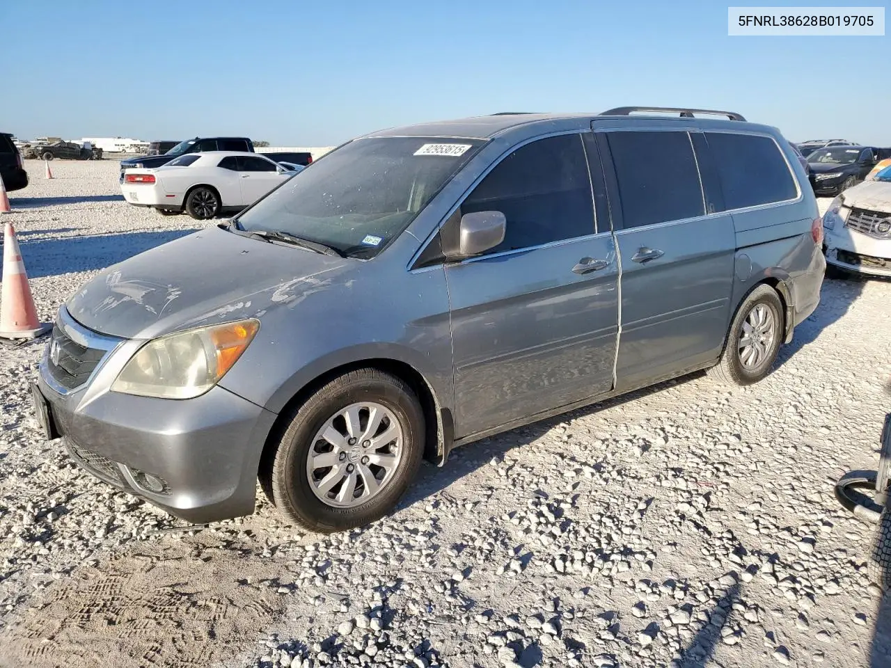 5FNRL38628B019705 2008 Honda Odyssey Exl