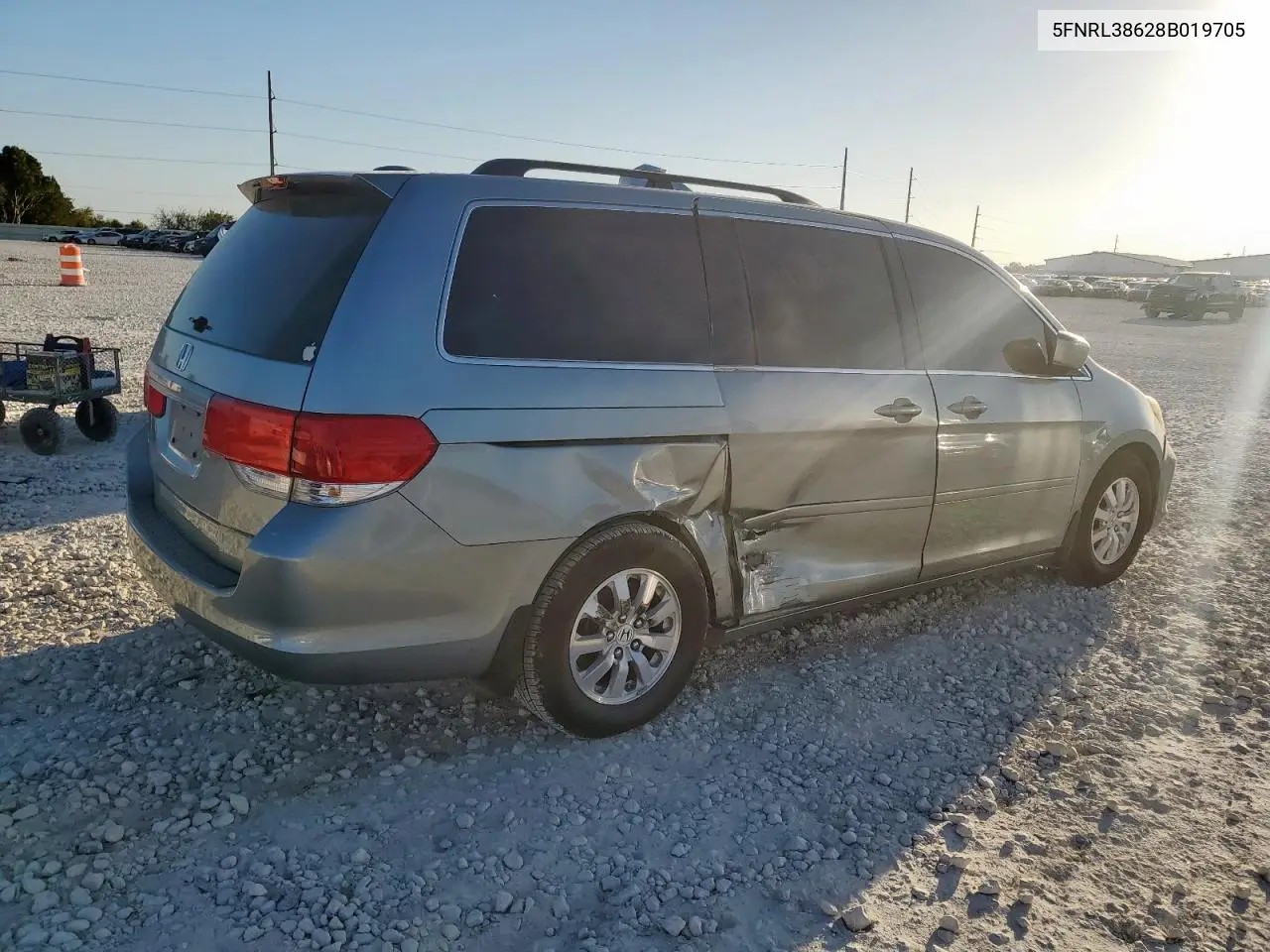 5FNRL38628B019705 2008 Honda Odyssey Exl