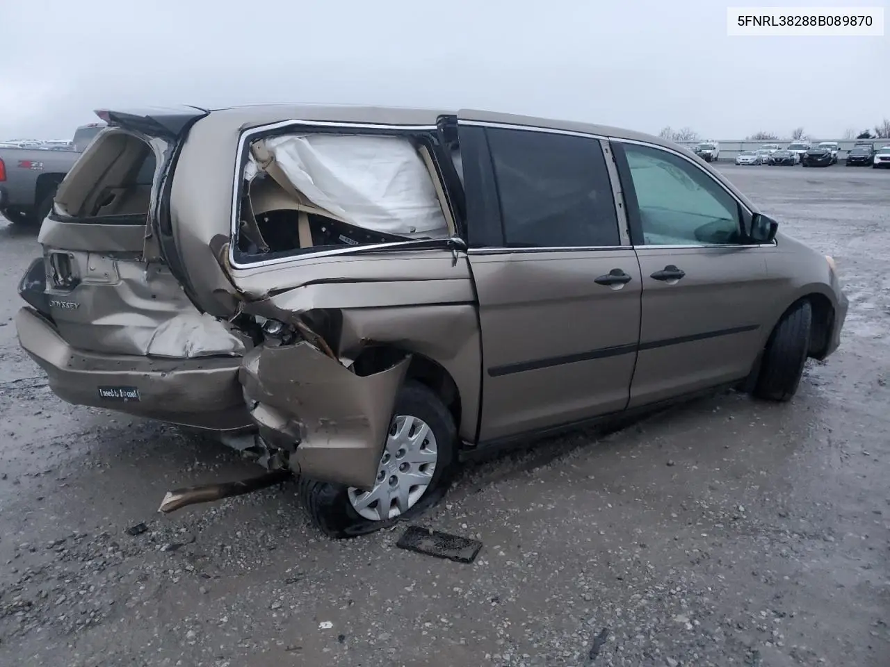 5FNRL38288B089870 2008 Honda Odyssey Lx