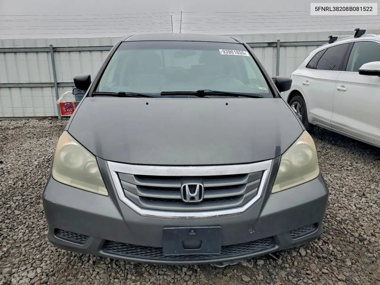 5FNRL38208B081522 2008 Honda Odyssey Lx