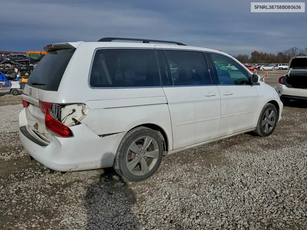 5FNRL38758B080636 2008 Honda Odyssey Exl