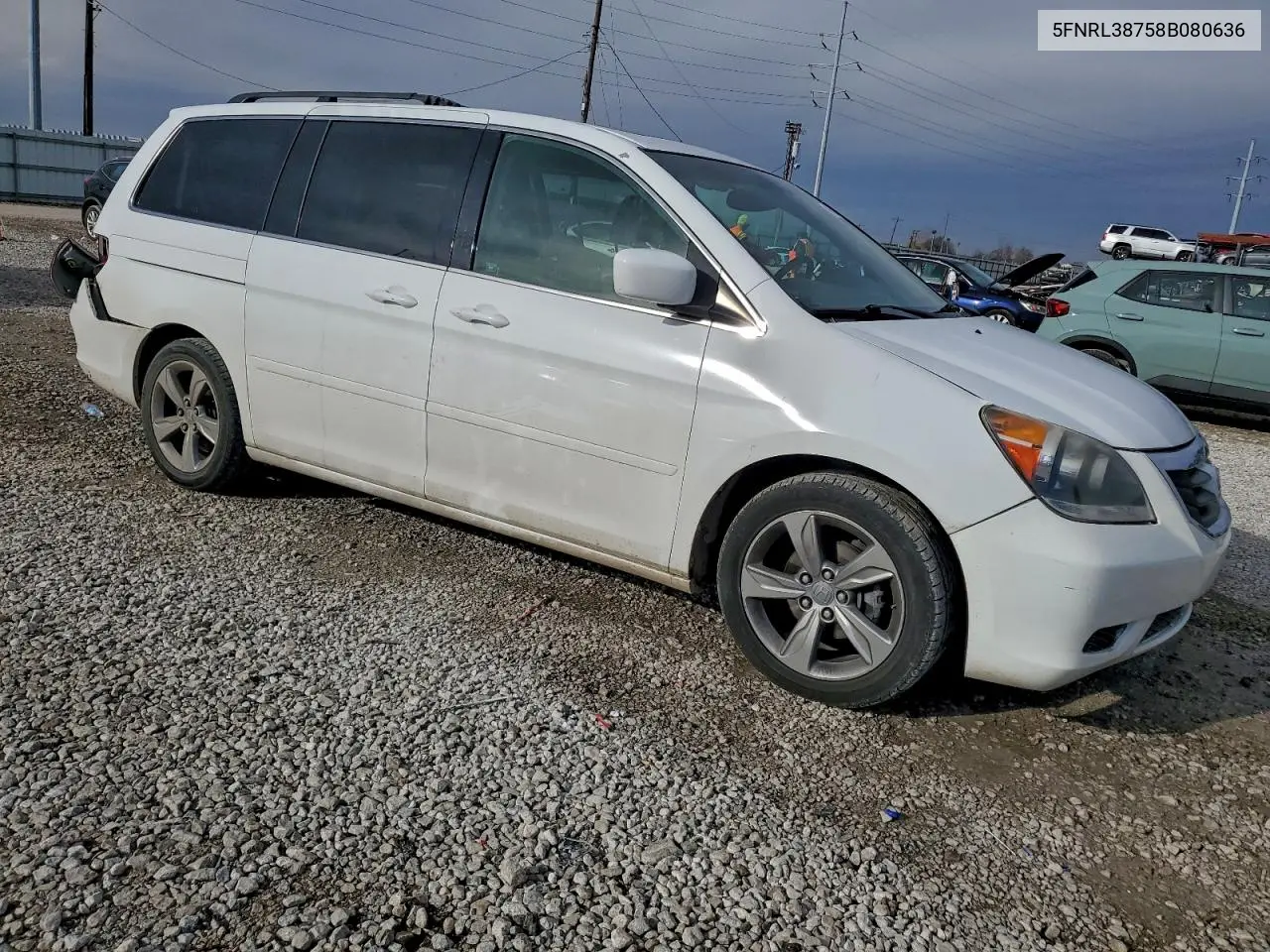 5FNRL38758B080636 2008 Honda Odyssey Exl