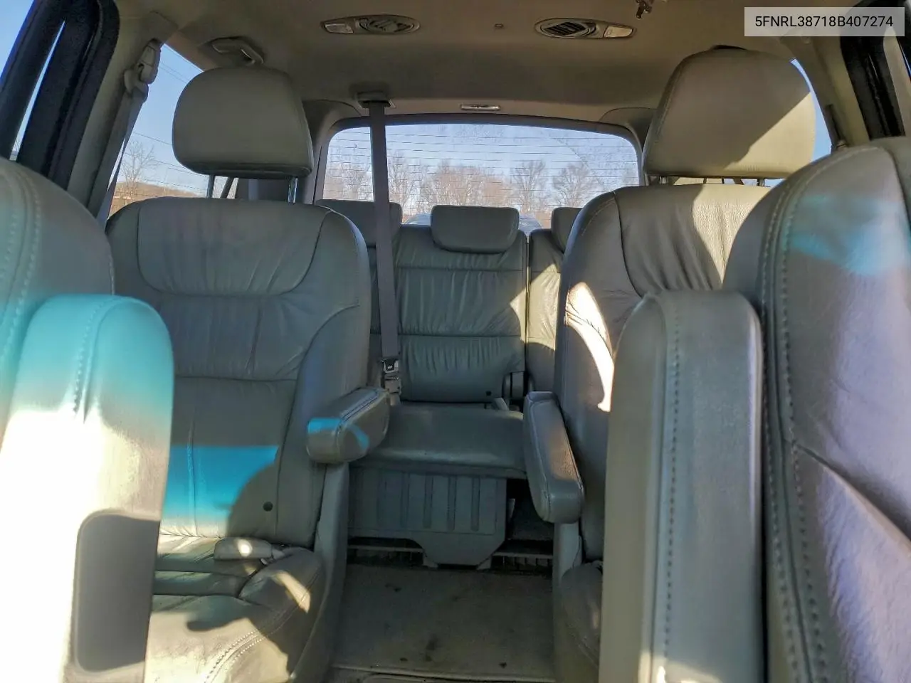5FNRL38718B407274 2008 Honda Odyssey Exl