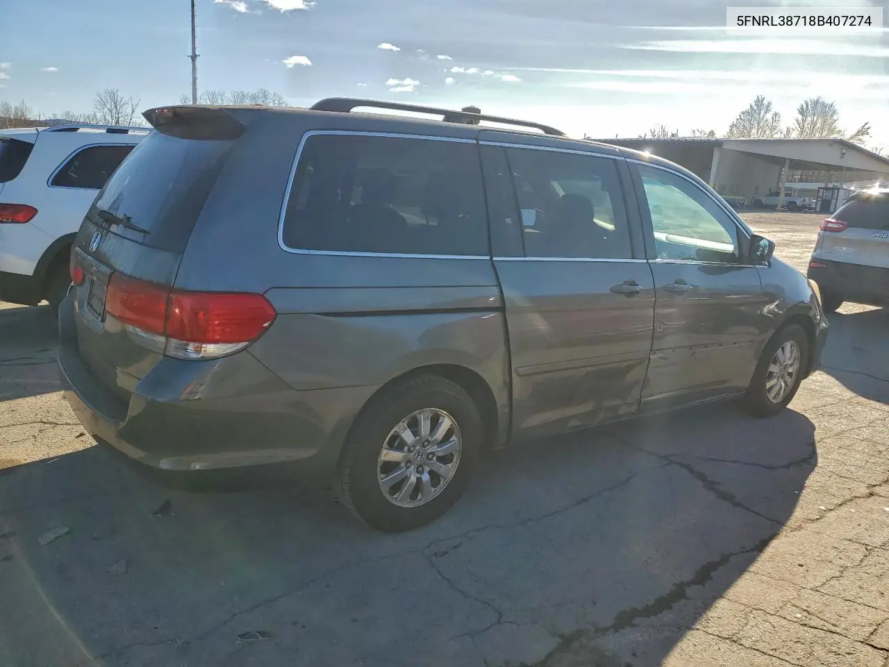5FNRL38718B407274 2008 Honda Odyssey Exl