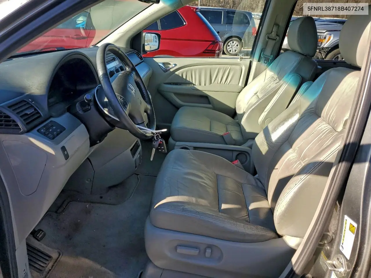 5FNRL38718B407274 2008 Honda Odyssey Exl