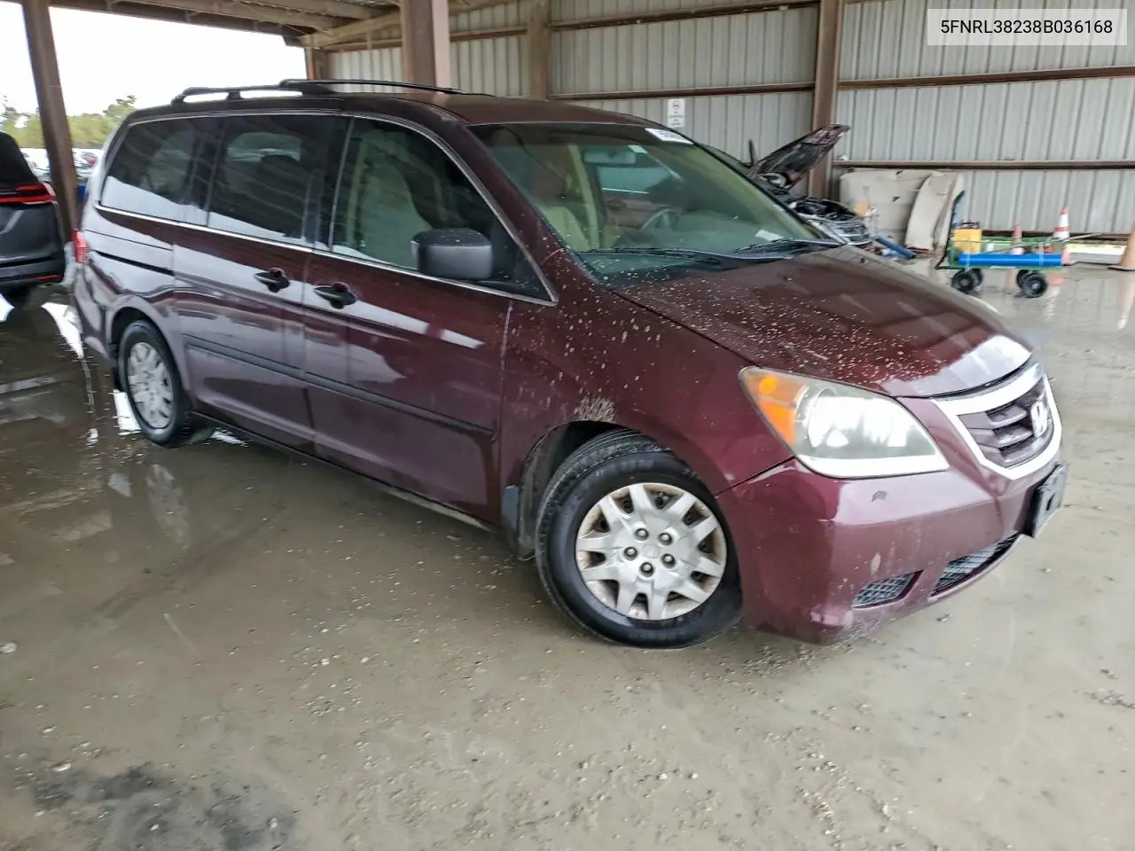 5FNRL38238B036168 2008 Honda Odyssey Lx