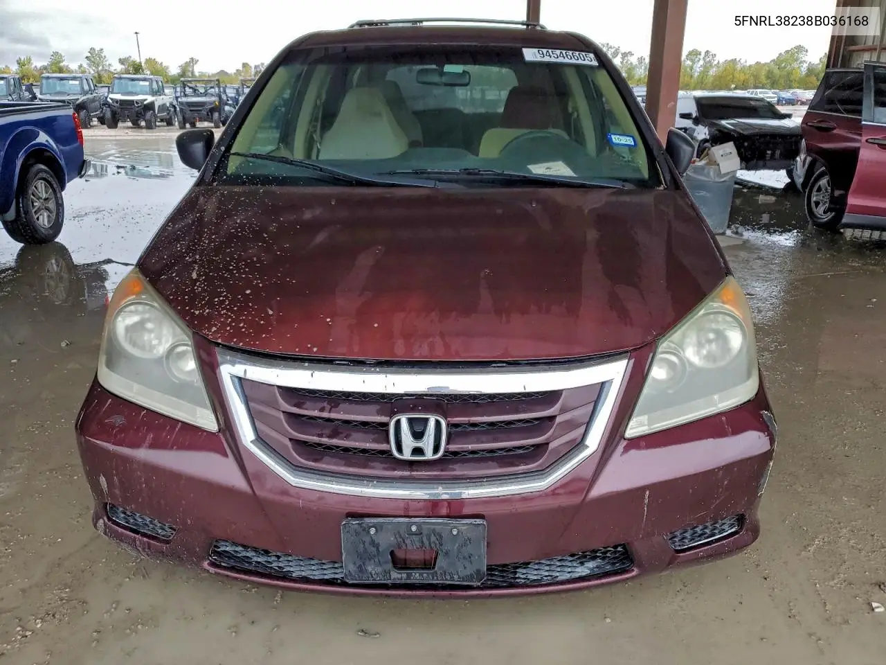 5FNRL38238B036168 2008 Honda Odyssey Lx