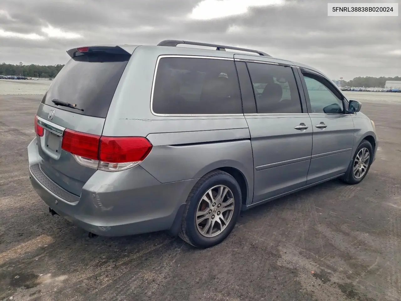 5FNRL38838B020024 2008 Honda Odyssey Touring
