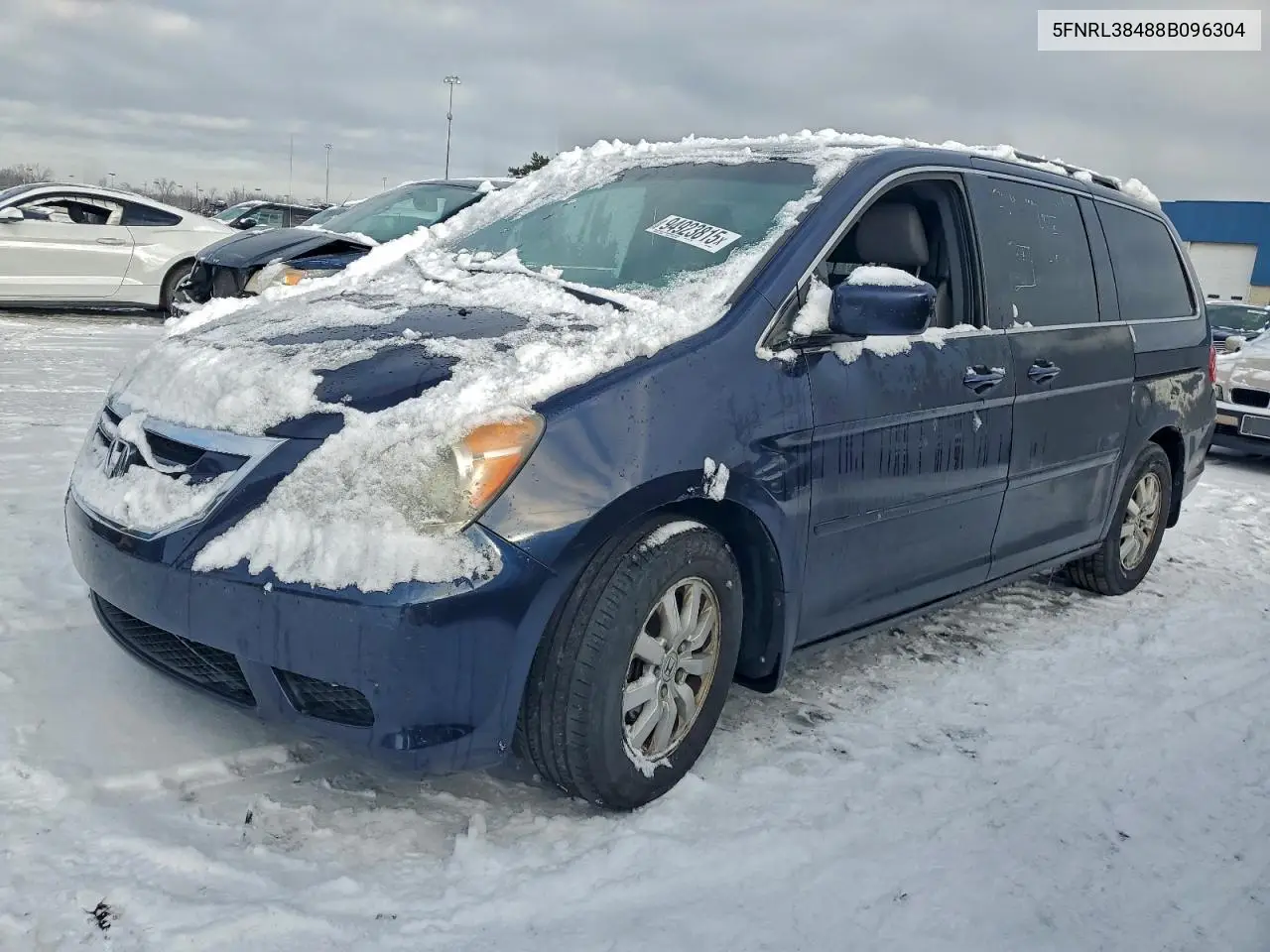 5FNRL38488B096304 2008 Honda Odyssey Ex