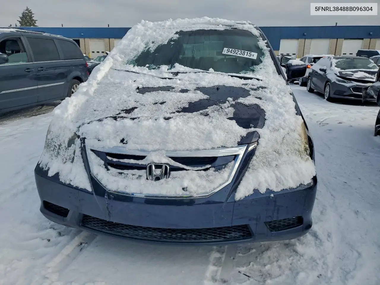 5FNRL38488B096304 2008 Honda Odyssey Ex