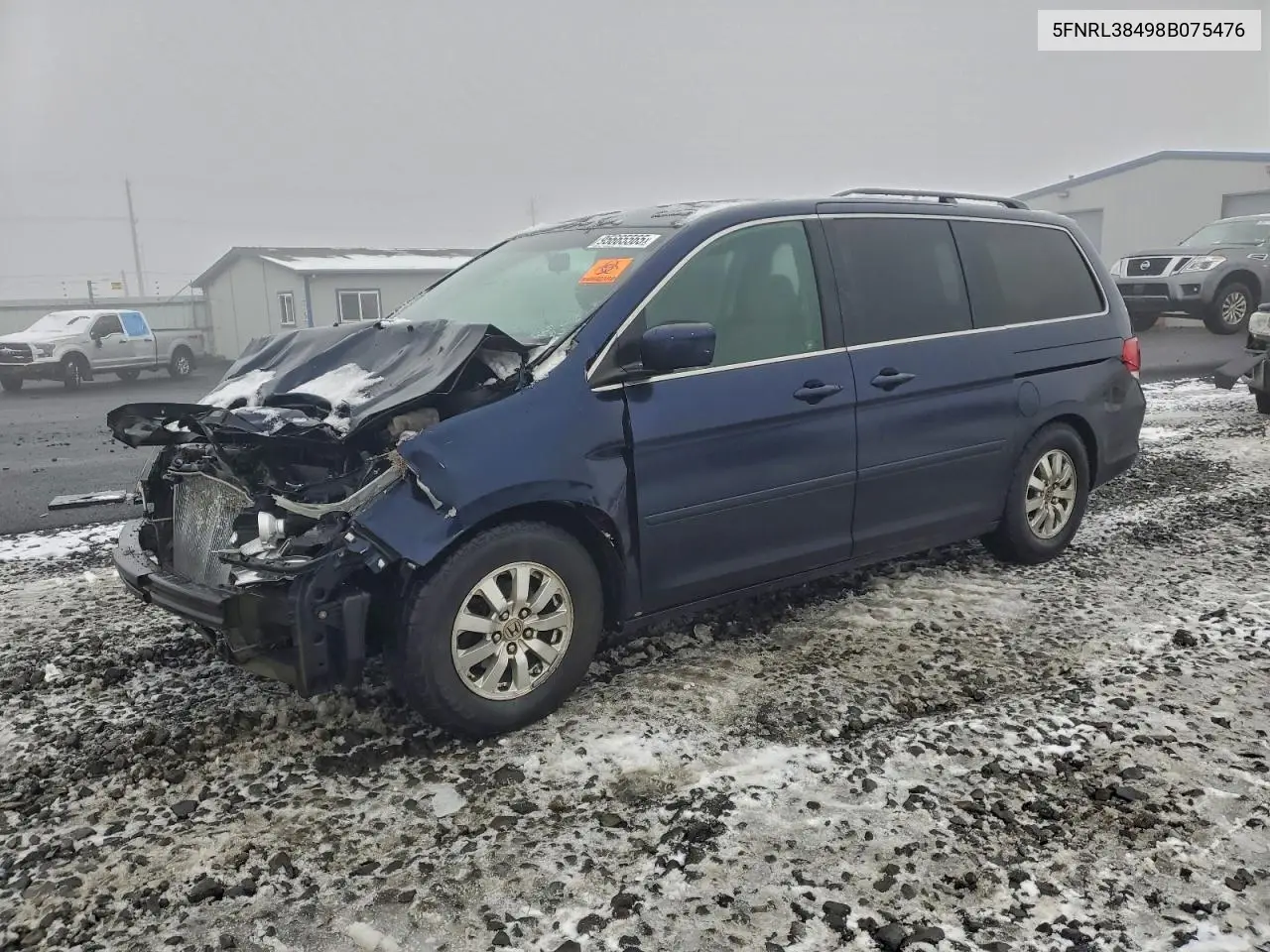 5FNRL38498B075476 2008 Honda Odyssey Ex