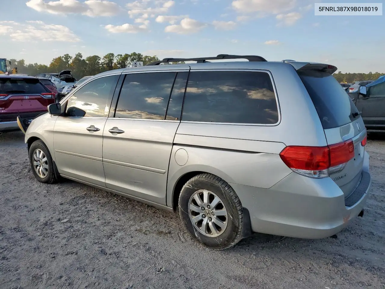 5FNRL387X9B018019 2009 Honda Odyss Ex-L