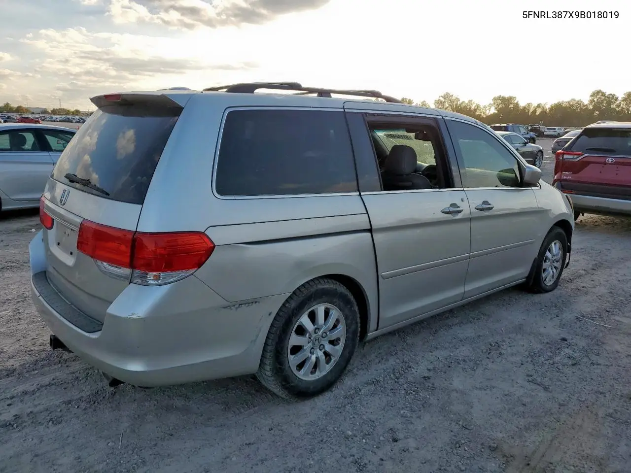 5FNRL387X9B018019 2009 Honda Odyss Ex-L