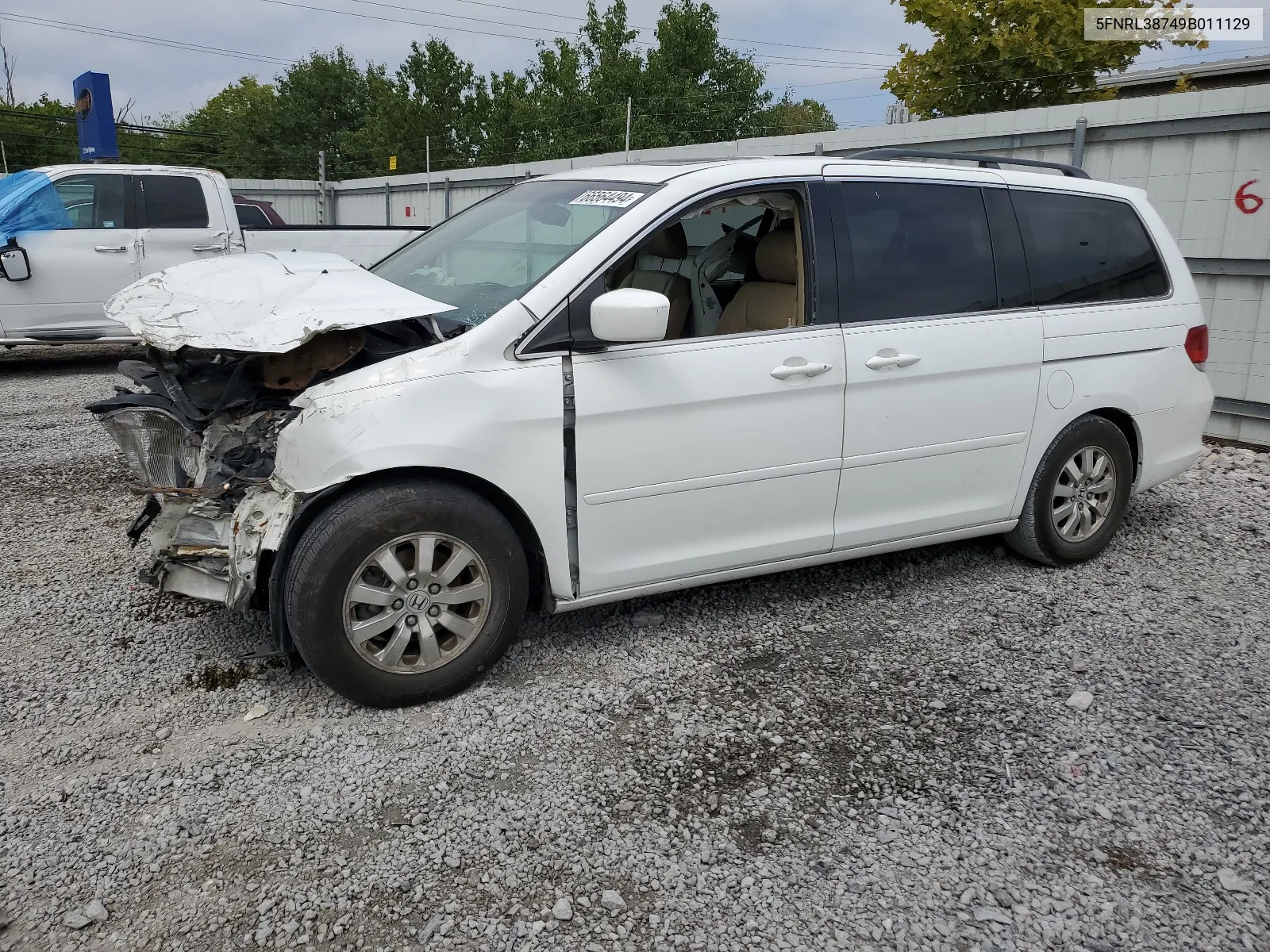 5FNRL38749B011129 2009 Honda Odyssey Exl