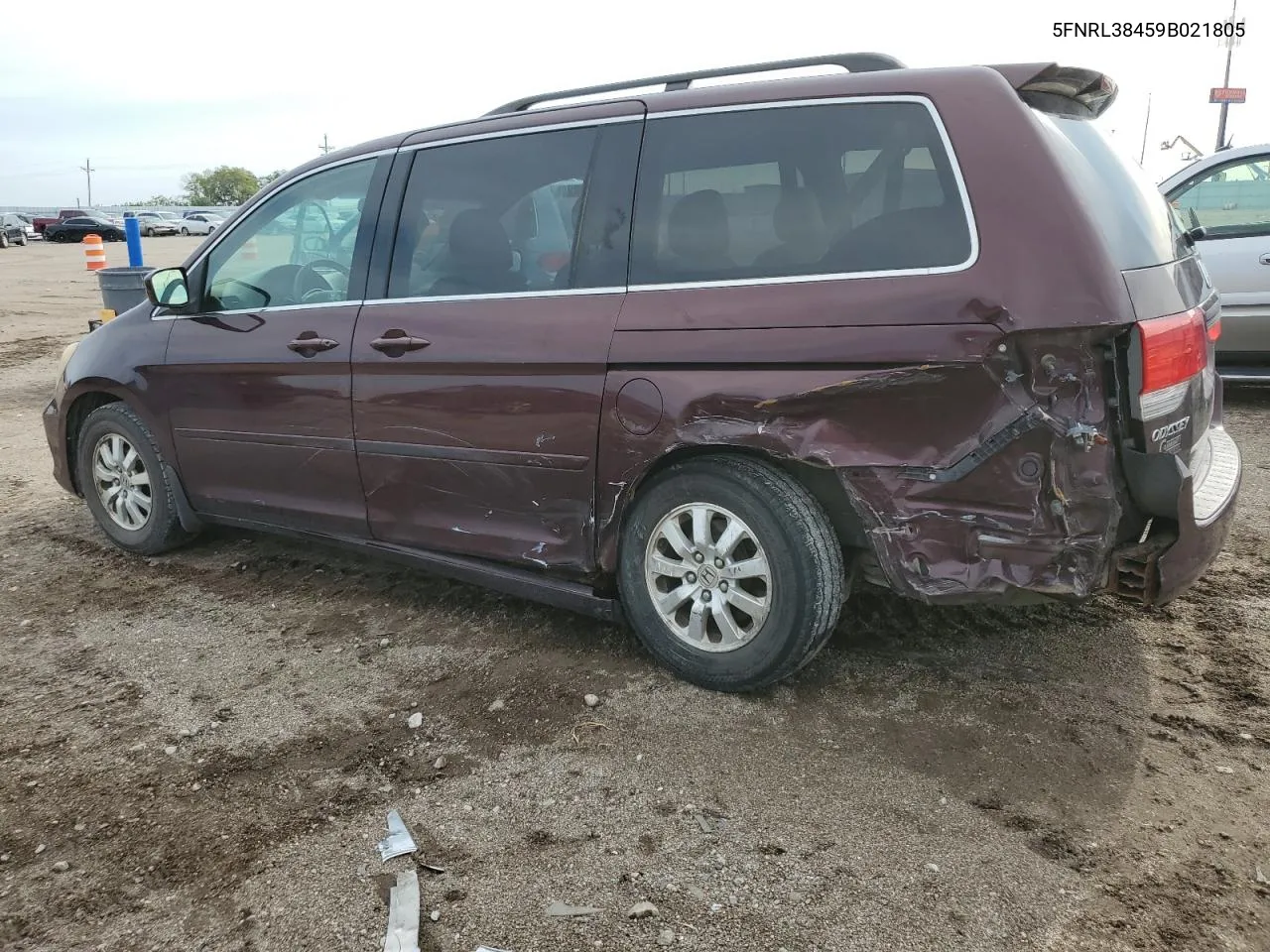 5FNRL38459B021805 2009 Honda Odyssey Ex