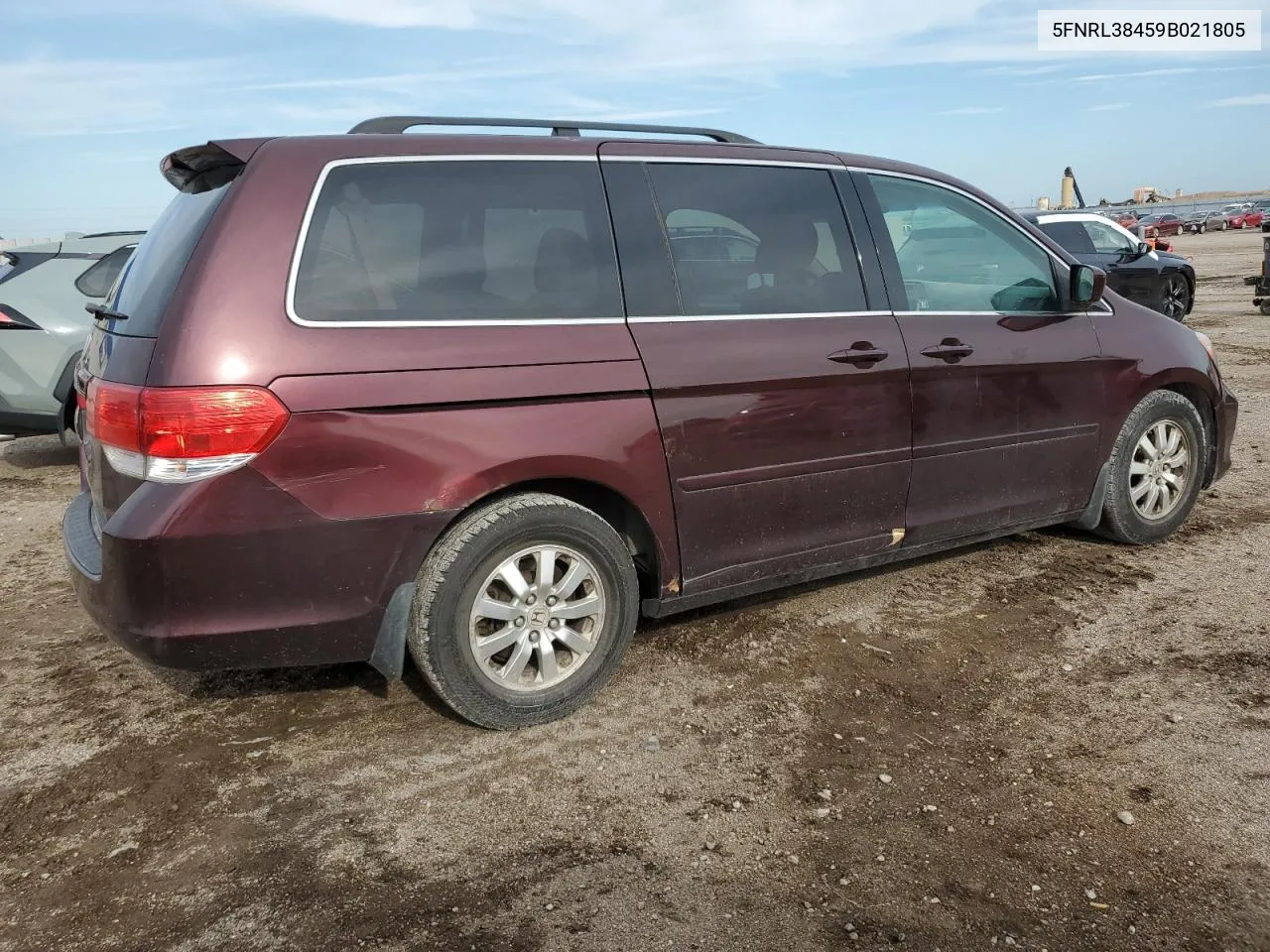 5FNRL38459B021805 2009 Honda Odyssey Ex