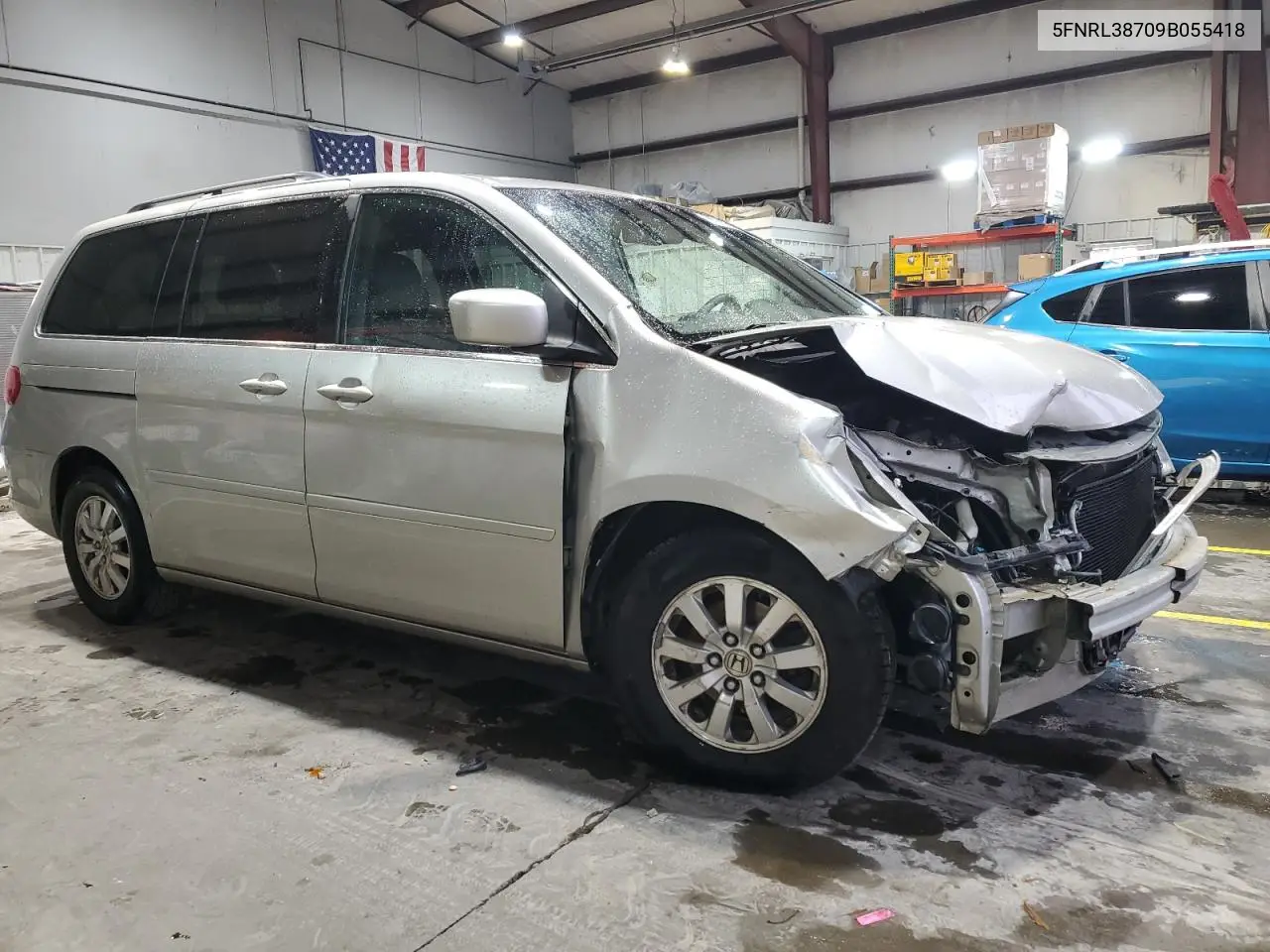 5FNRL38709B055418 2009 Honda Odyssey Exl