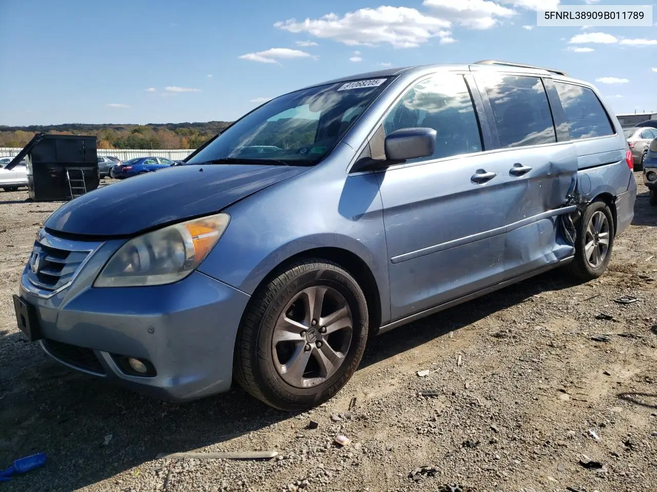5FNRL38909B011789 2009 Honda Odyssey Touring