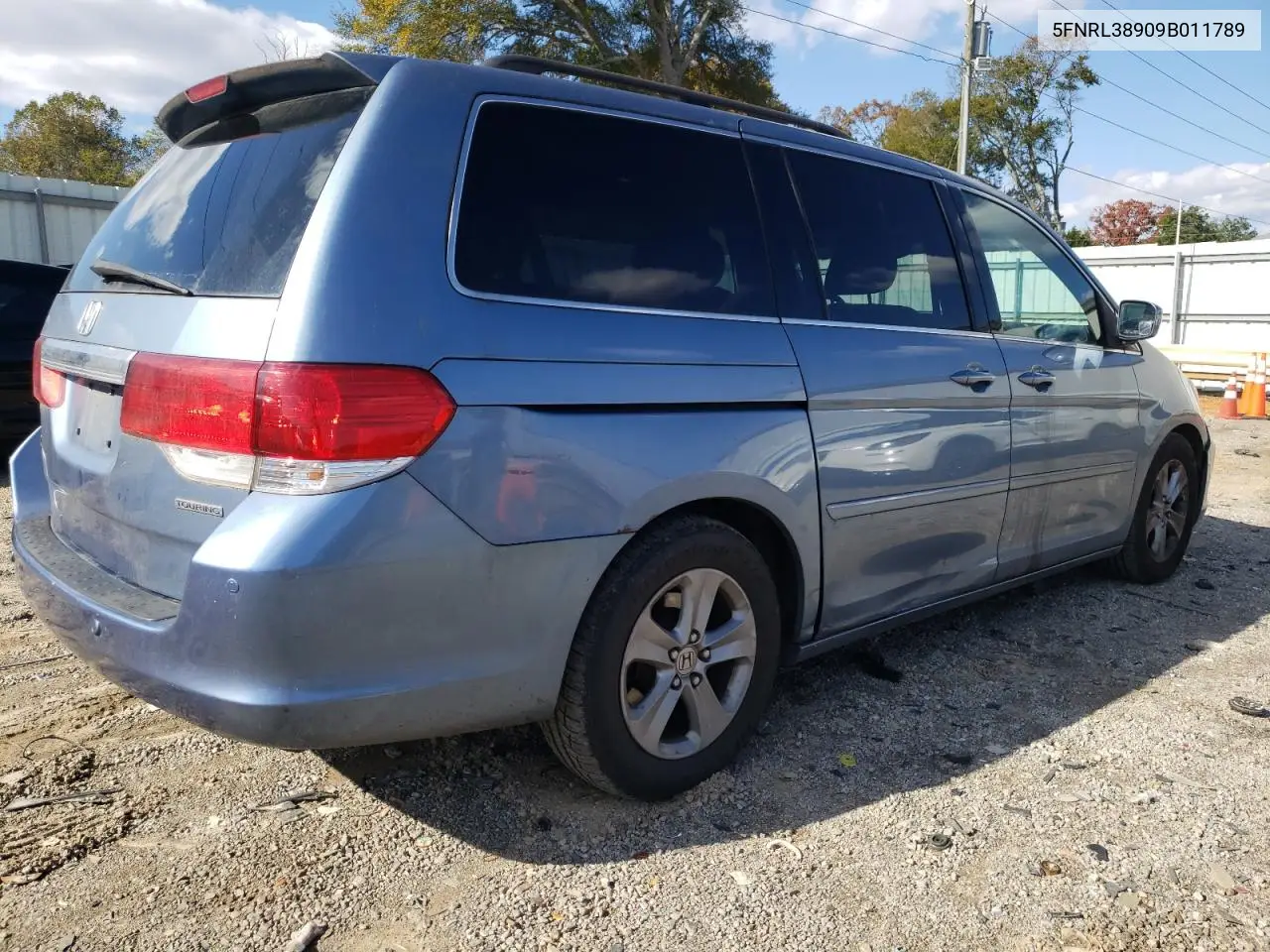 5FNRL38909B011789 2009 Honda Odyssey Touring