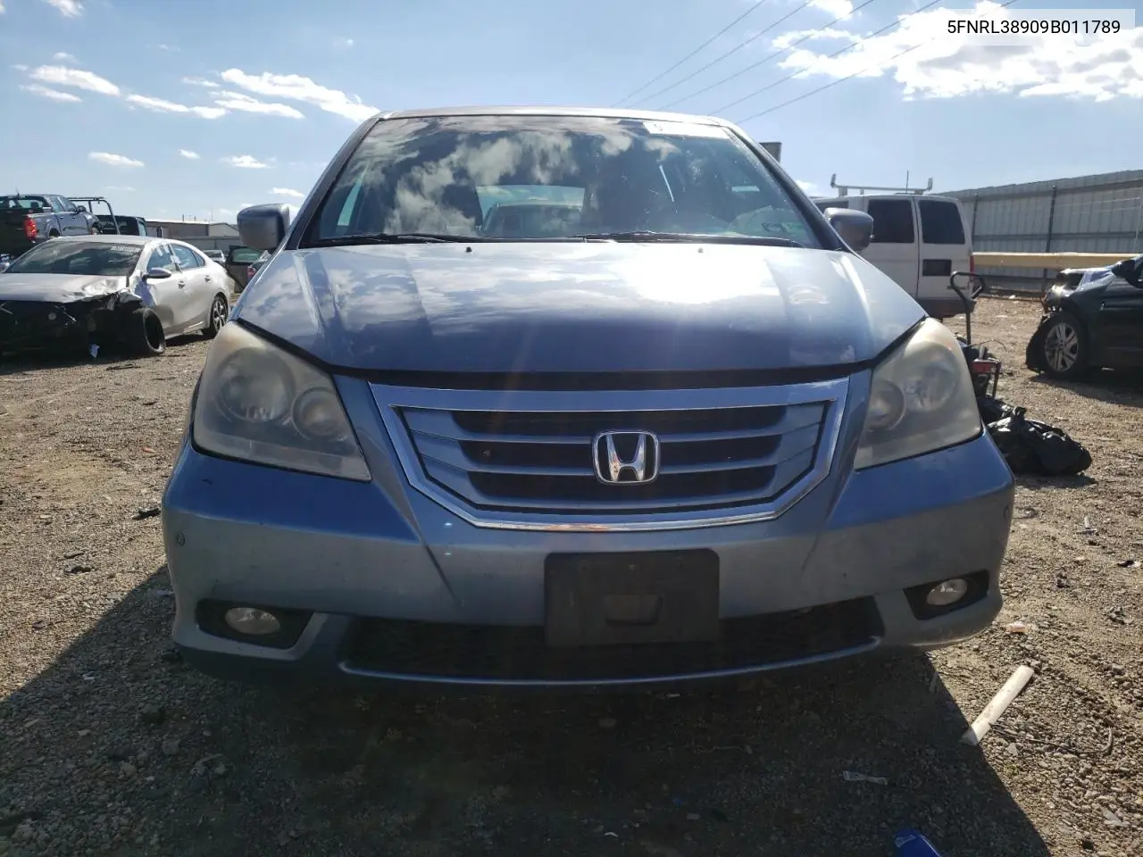5FNRL38909B011789 2009 Honda Odyssey Touring