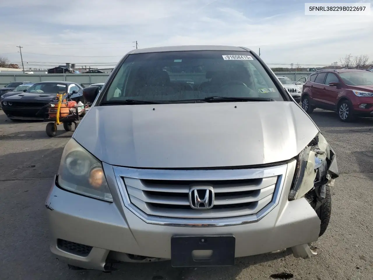 5FNRL38229B022697 2009 Honda Odyssey Lx