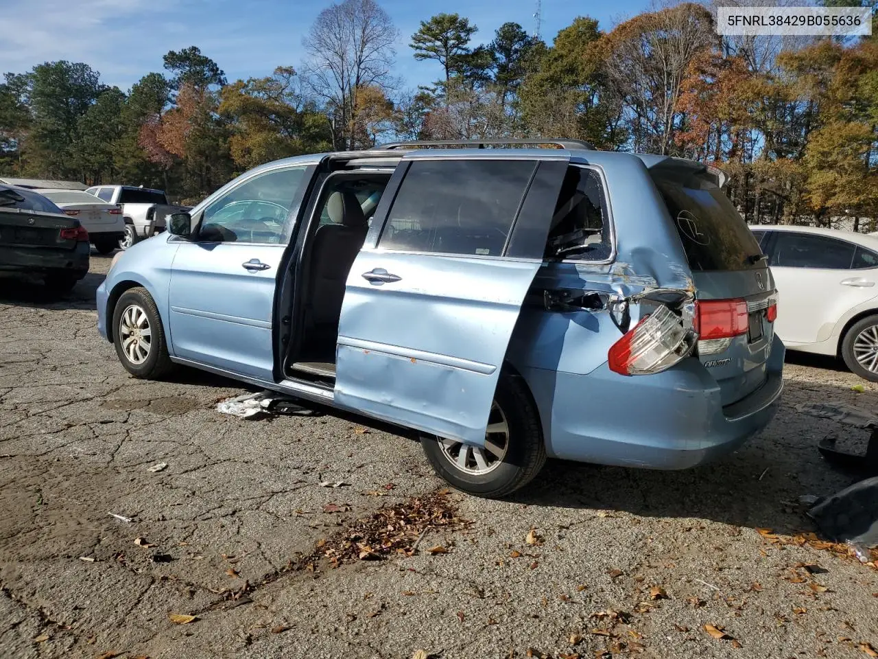 5FNRL38429B055636 2009 Honda Odyssey Ex
