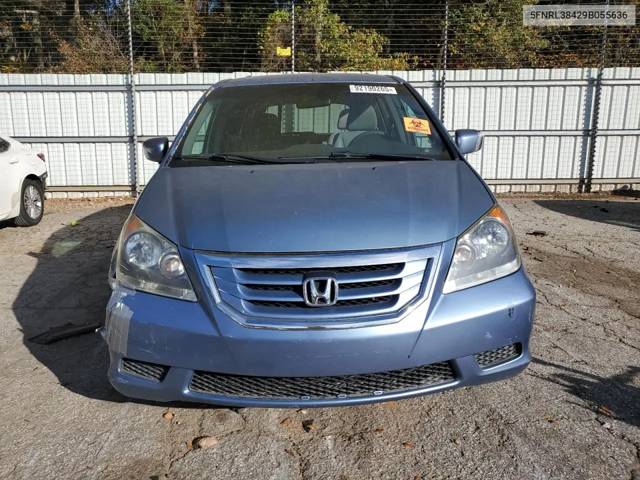 5FNRL38429B055636 2009 Honda Odyssey Ex