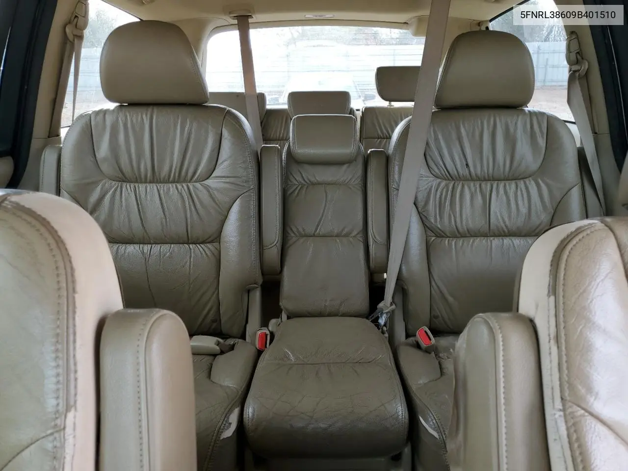 5FNRL38609B401510 2009 Honda Odyssey Exl