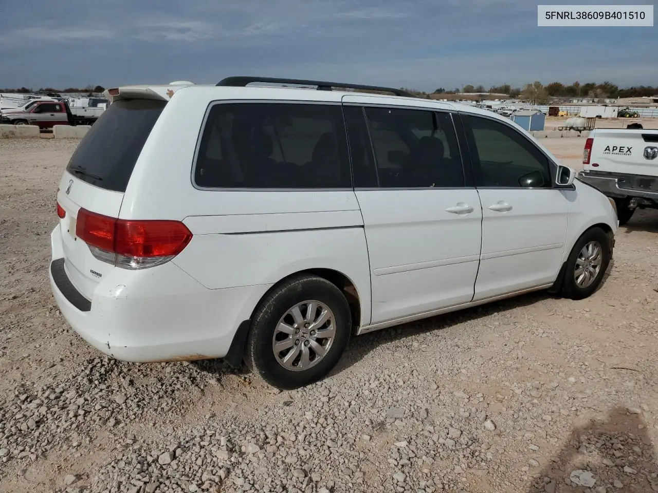 5FNRL38609B401510 2009 Honda Odyssey Exl
