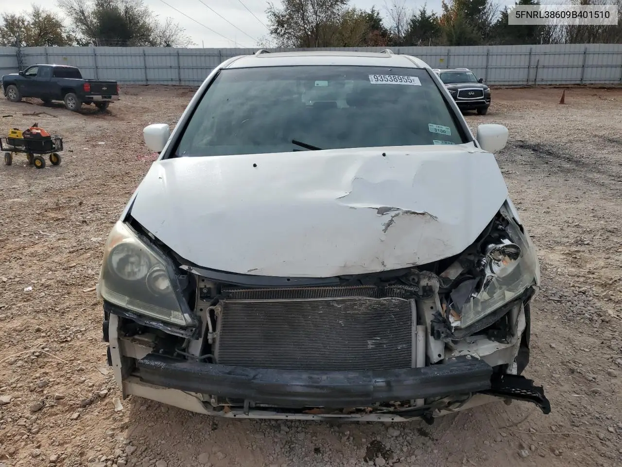 5FNRL38609B401510 2009 Honda Odyssey Exl