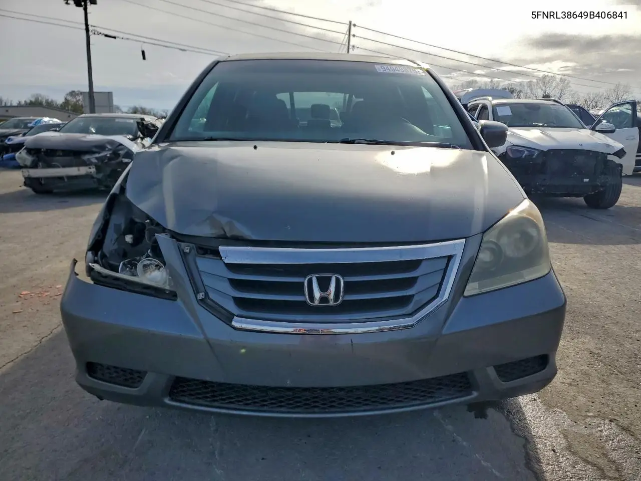 5FNRL38649B406841 2009 Honda Odyssey Exl