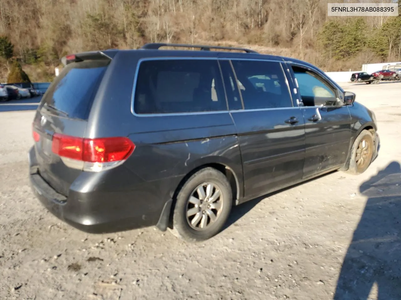 2010 Honda Odyssey Exl VIN: 5FNRL3H78AB088395 Lot: 43597324