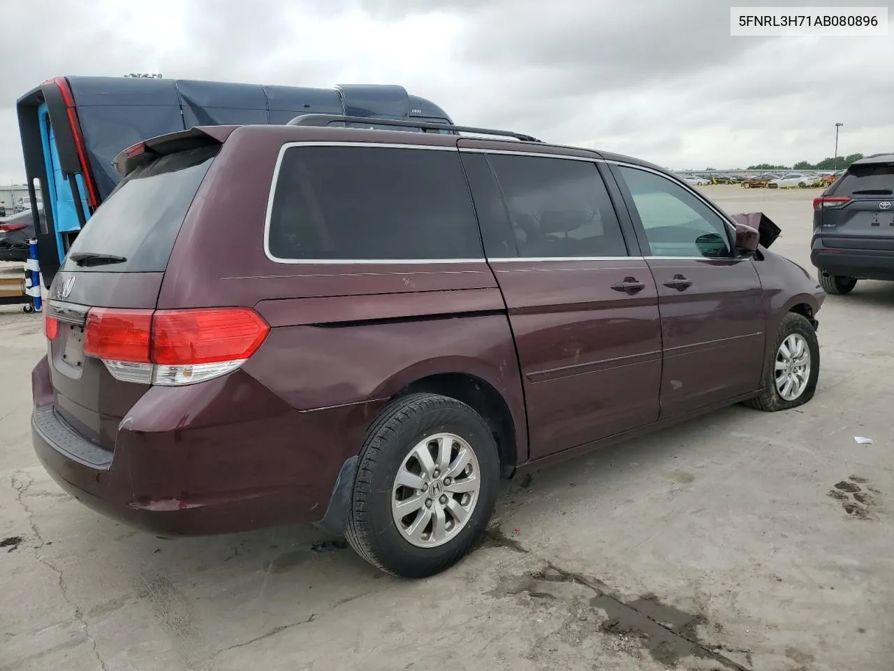 2010 Honda Odyssey Exl VIN: 5FNRL3H71AB080896 Lot: 51986134