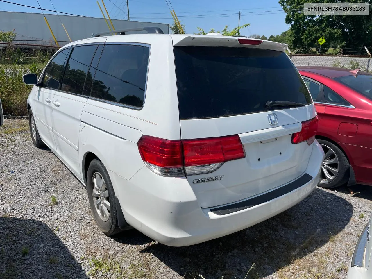 5FNRL3H78AB033283 2010 Honda Odyssey Exl